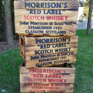 Skrzynka whiskey Morisson’s Red Label Scotch Whisky