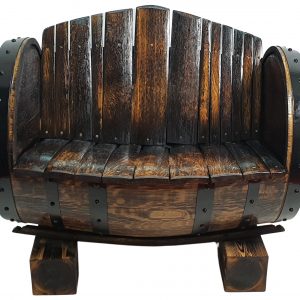 Fotel z dębowej beczki po whisky PREMIUM